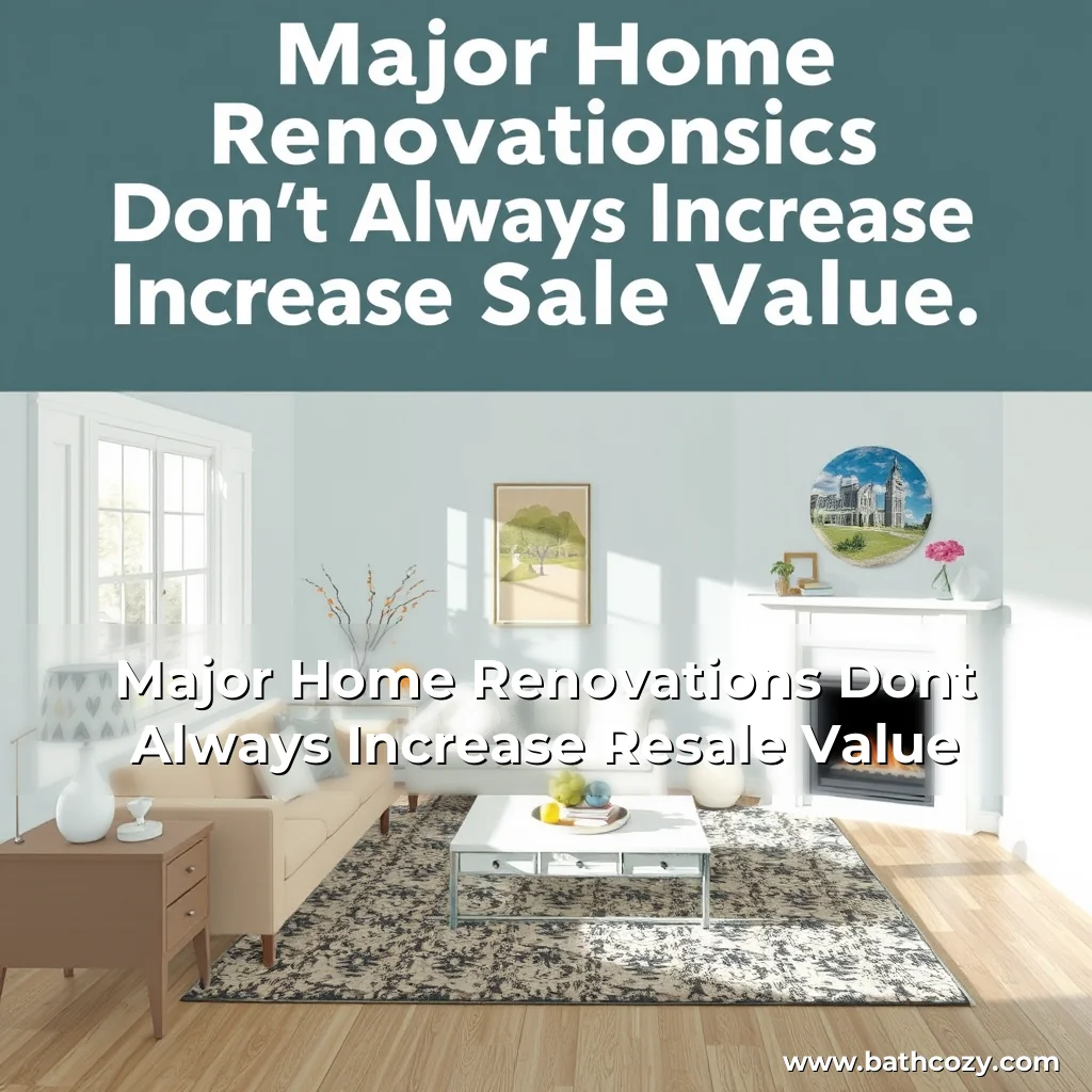 Artistic representation for Major Home Renovations Dont Always Increase Resale Value