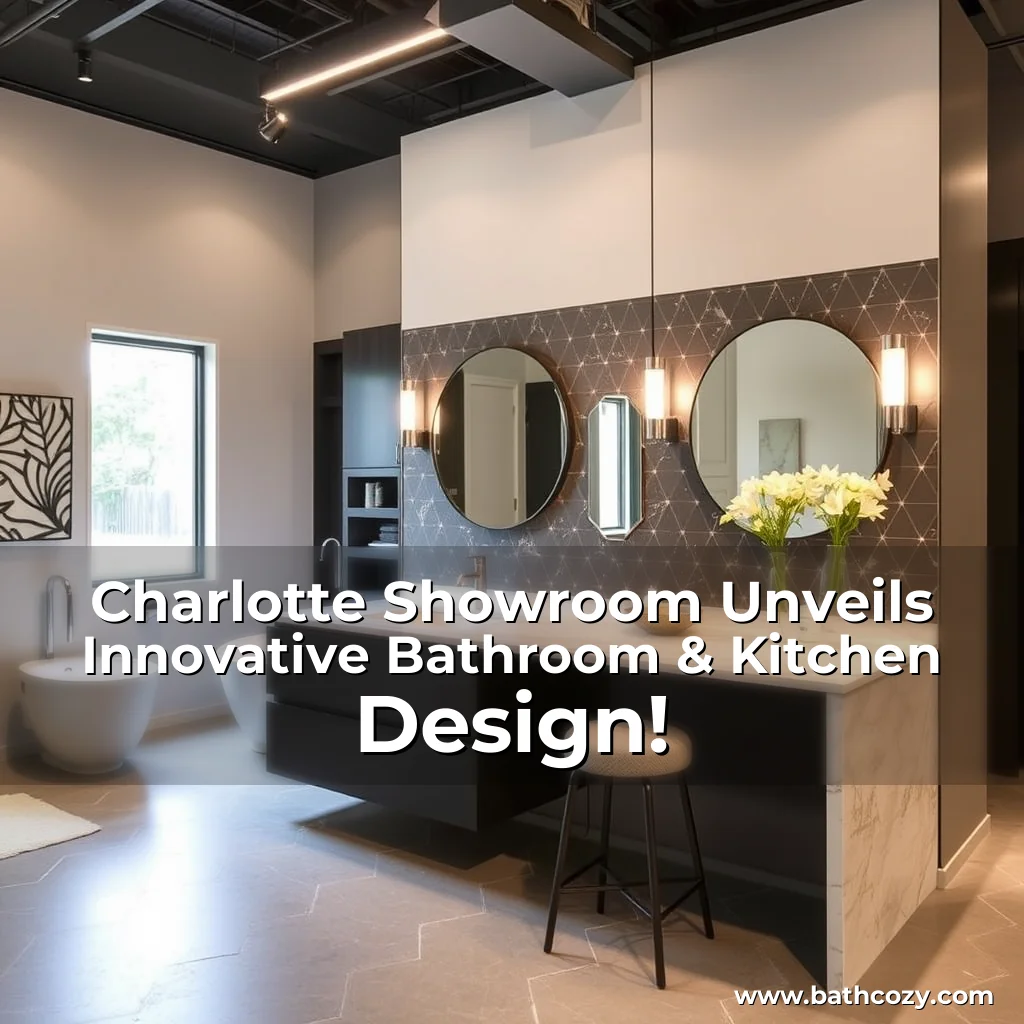 Artistic representation for Charlotte Showroom Unveils Innovative Bathroom & Kitchen Design!