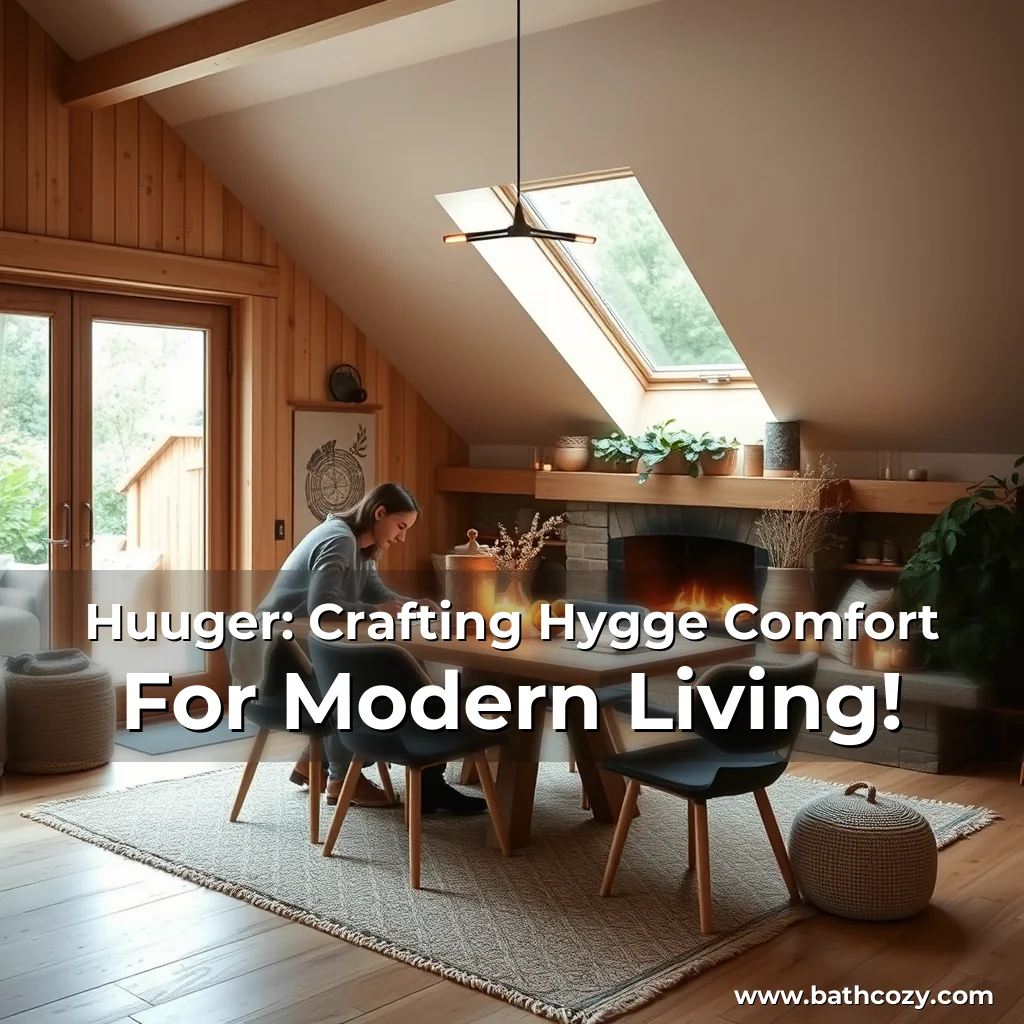 Artistic representation for Huuger: Crafting Hygge Comfort For Modern Living!