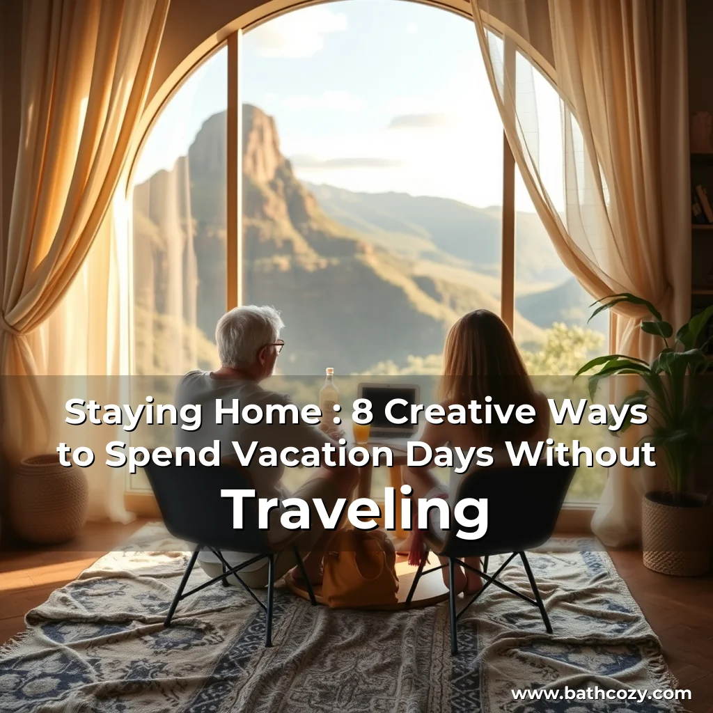 Artistic representation for Staying Home : 8 Creative Ways to Spend Vacation Days Without Traveling