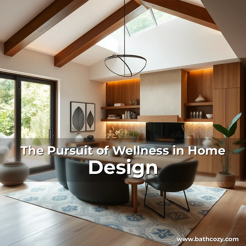 Artistic representation for The Pursuit of Wellness in Home Design