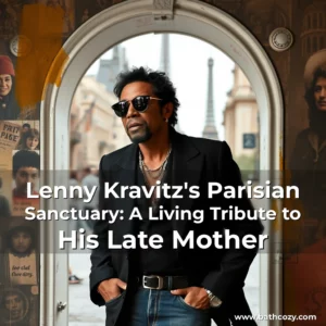 Artistic representation for Lenny Kravitz's Parisian Sanctuary: A Living Tribute to His Late Mother