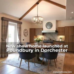 Artistic representation for New show home launched at Poundbury in Dorchester