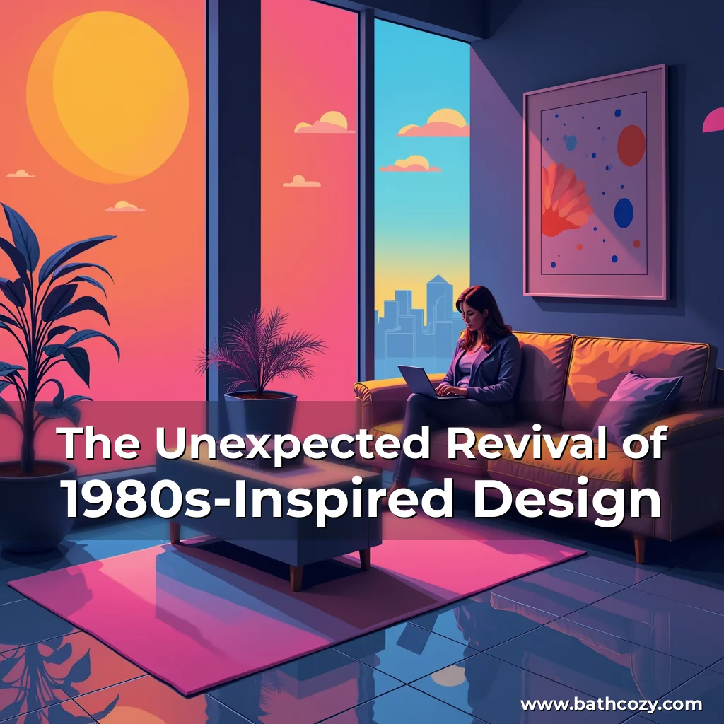 Artistic representation for The Unexpected Revival of 1980s-Inspired Design