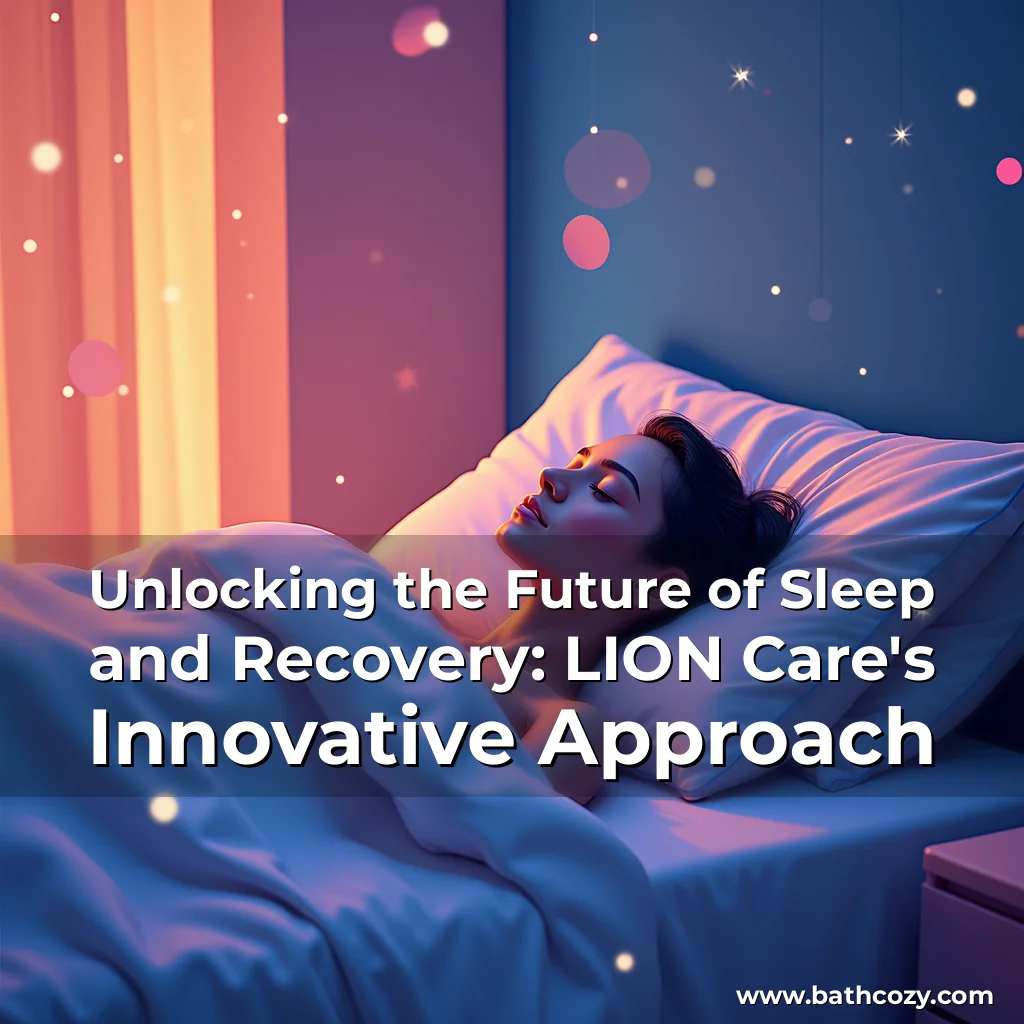 Artistic representation for Unlocking the Future of Sleep and Recovery: LION Care's Innovative Approach