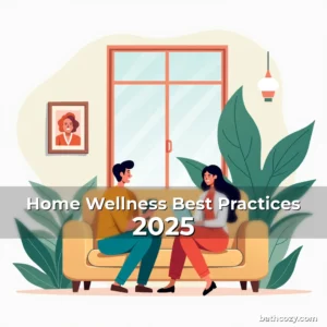Artistic representation for Home Wellness Best Practices 2025