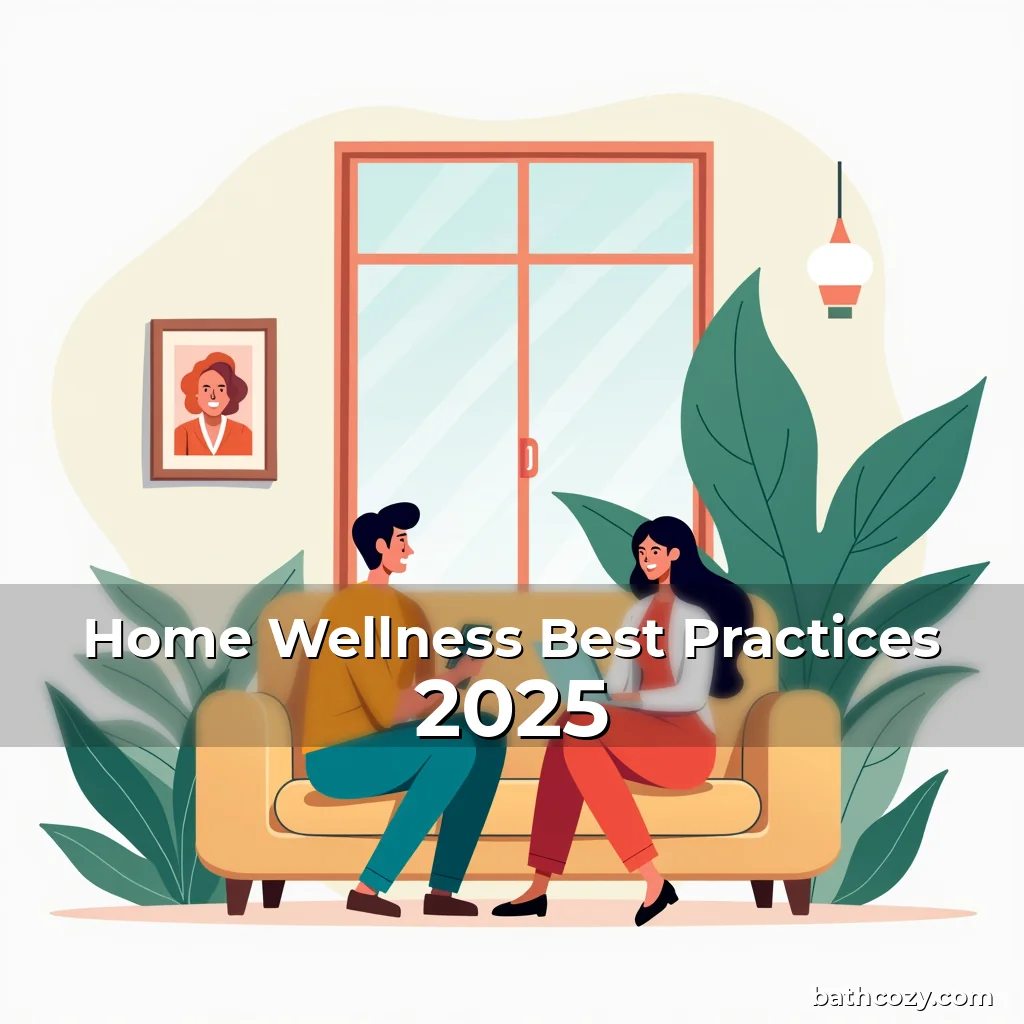 Artistic representation for Home Wellness Best Practices 2025