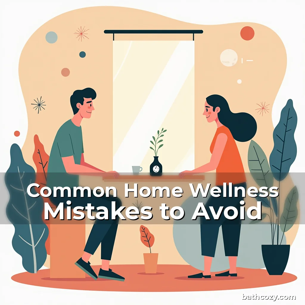 Artistic representation for Common Home Wellness Mistakes to Avoid