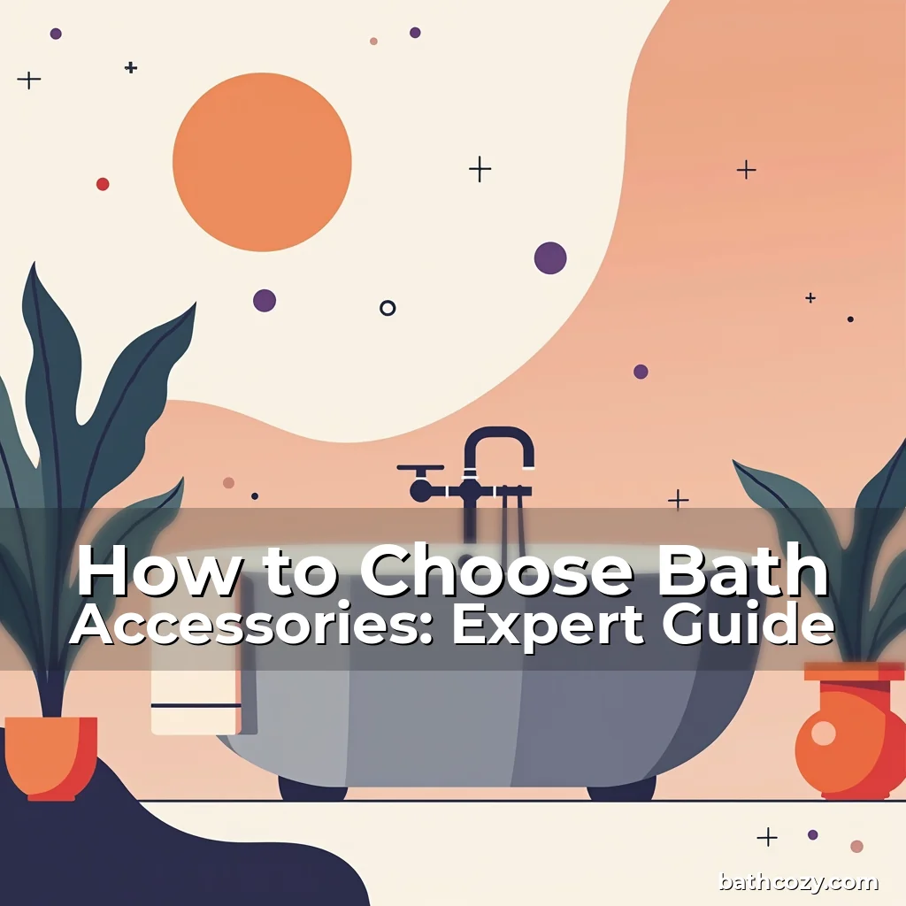 Artistic representation for How to Choose Bath Accessories: Expert Guide