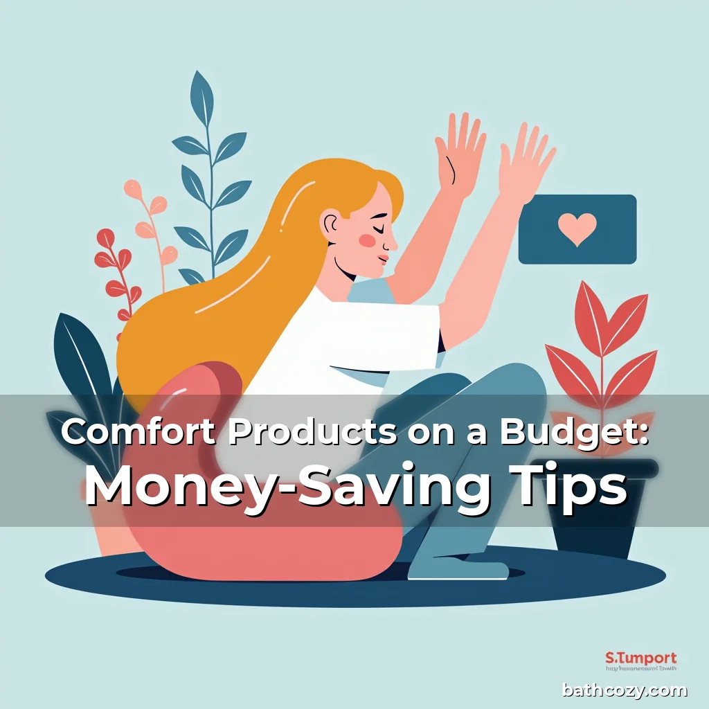 Comfort Products on a Budget: Money-Saving Tips