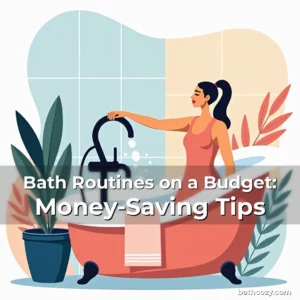 Artistic representation for Bath Routines on a Budget: Money-Saving Tips