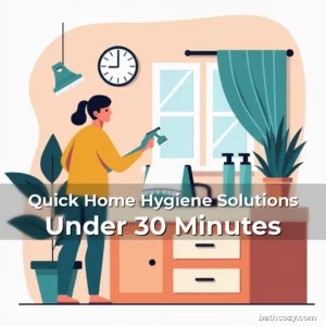 Artistic representation for Quick Home Hygiene Solutions Under 30 Minutes