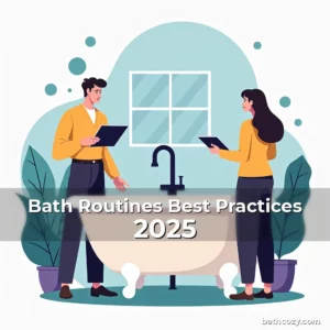 Artistic representation for Bath Routines Best Practices 2025
