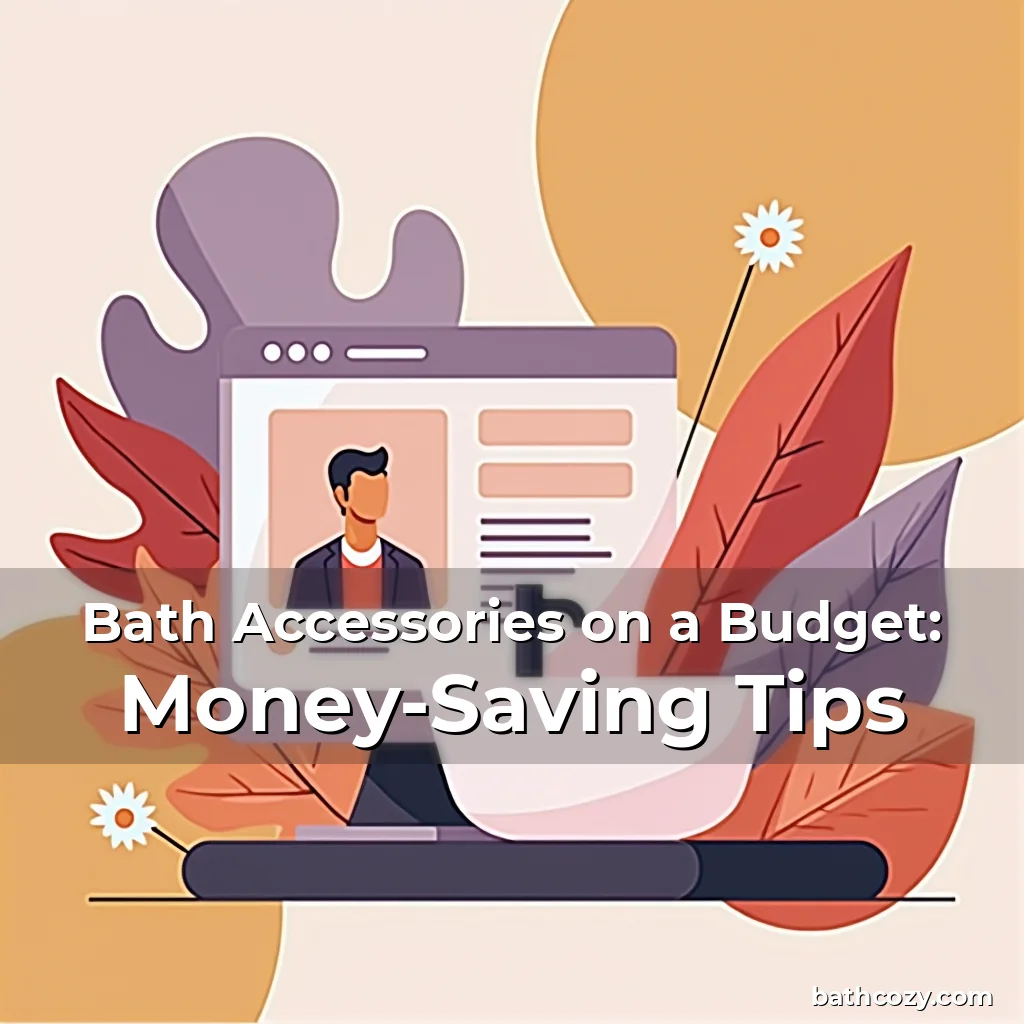 Artistic representation for Bath Accessories on a Budget: Money-Saving Tips