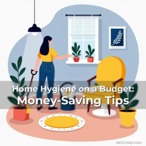 Artistic representation for Home Hygiene on a Budget: Money-Saving Tips