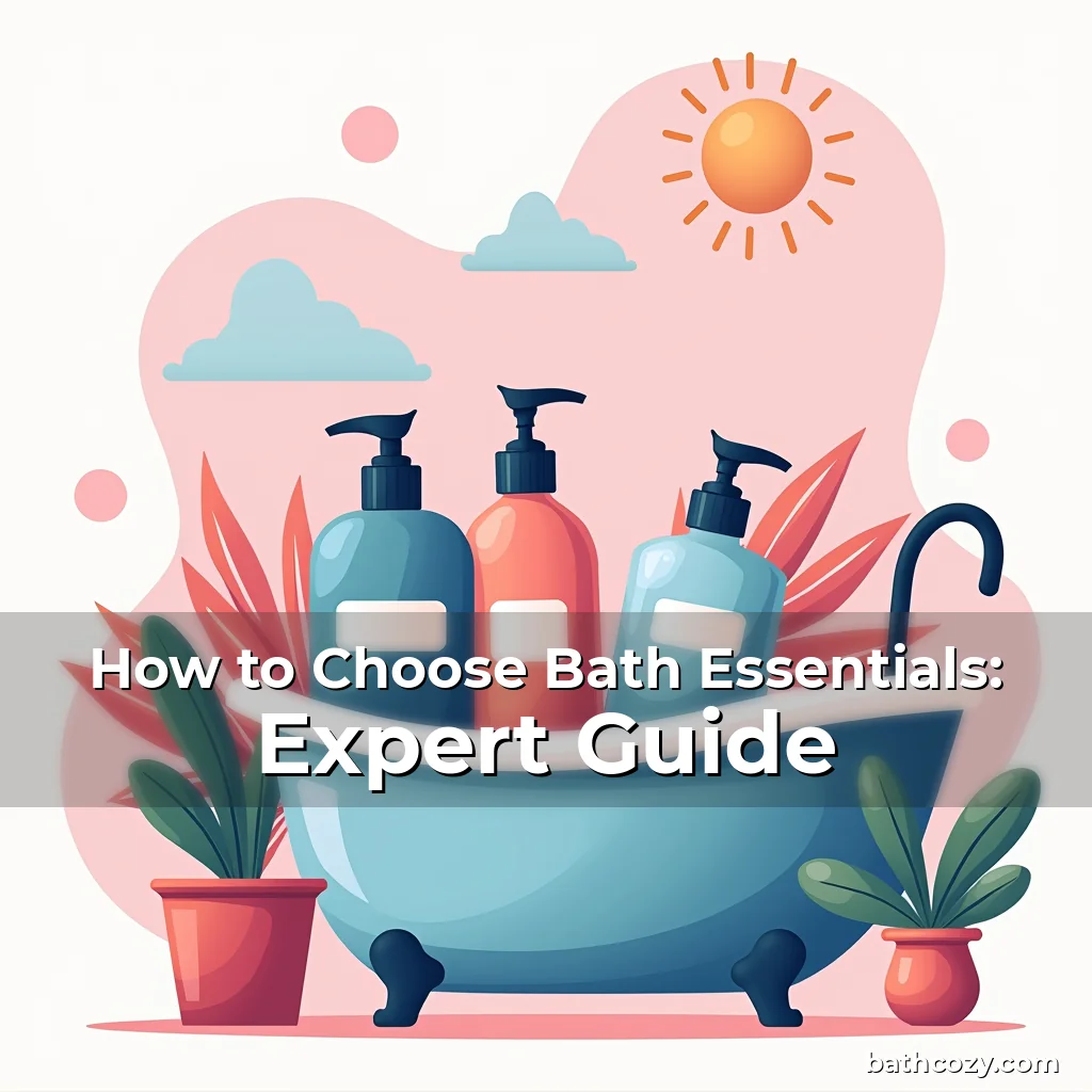 Artistic representation for How to Choose Bath Essentials: Expert Guide