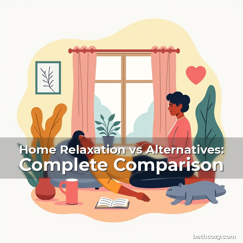 Artistic representation for Home Relaxation vs Alternatives: Complete Comparison