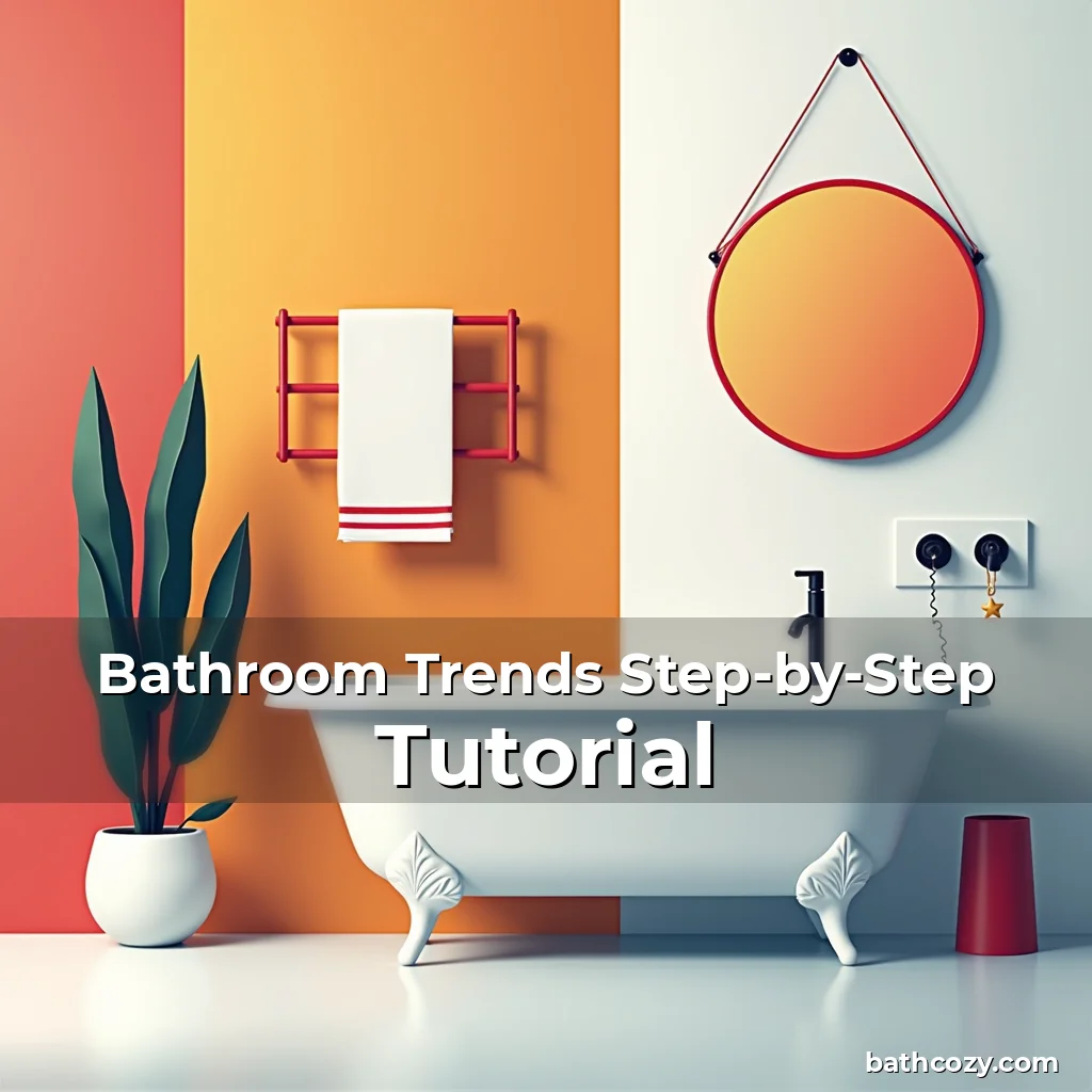 Artistic representation for Bathroom Trends Step-by-Step Tutorial