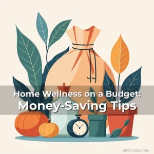 Artistic representation for Home Wellness on a Budget: Money-Saving Tips