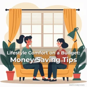Artistic representation for Lifestyle Comfort on a Budget: Money-Saving Tips