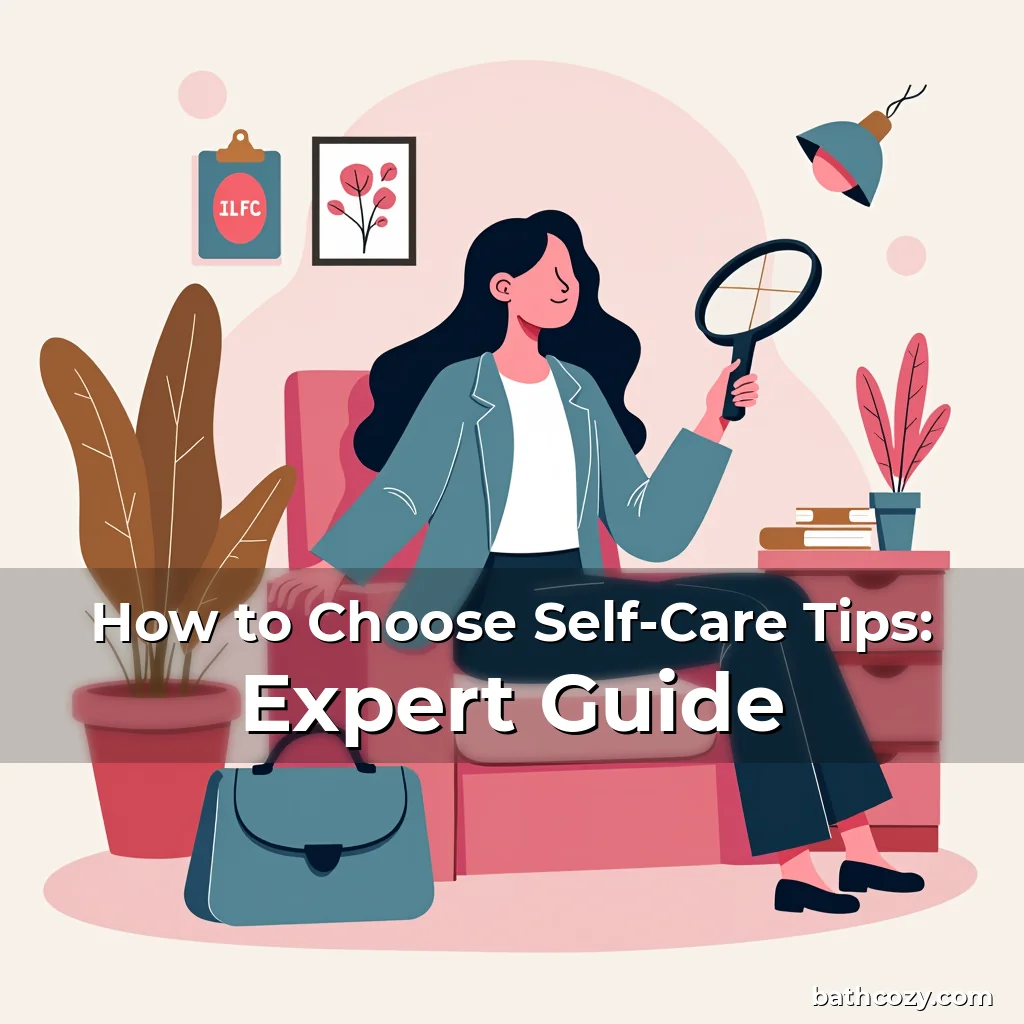 Artistic representation for How to Choose Self-Care Tips: Expert Guide