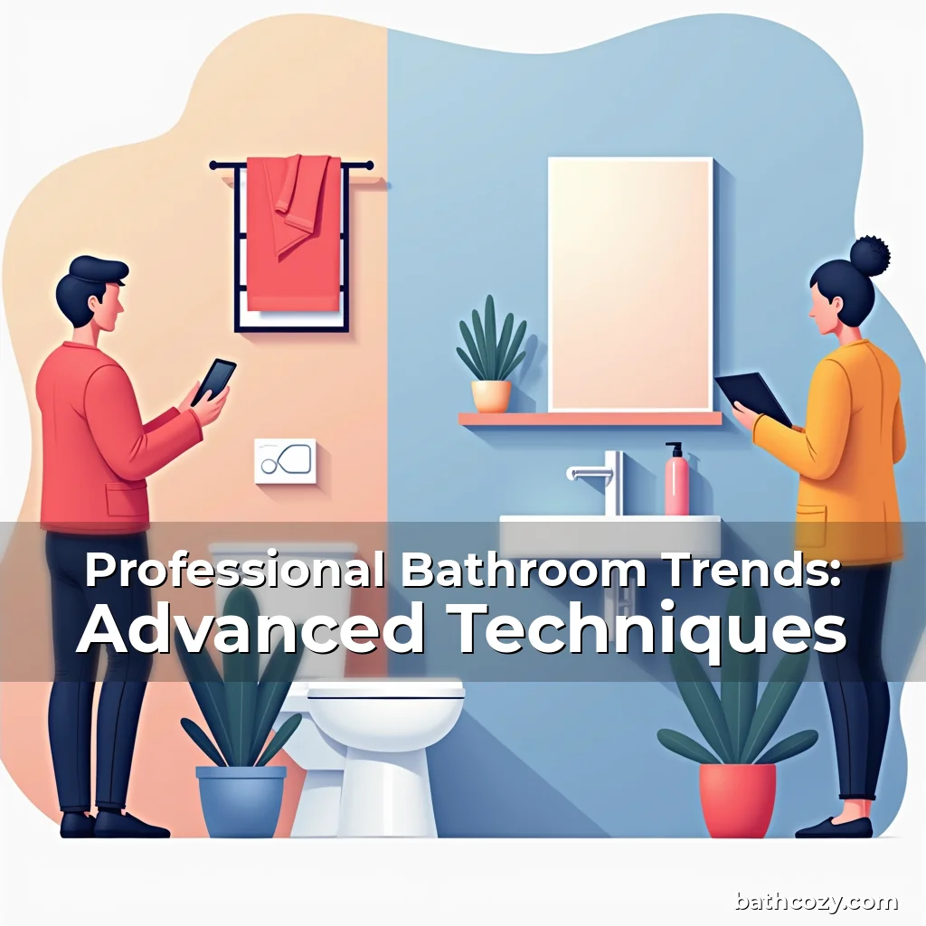 Artistic representation for Professional Bathroom Trends: Advanced Techniques