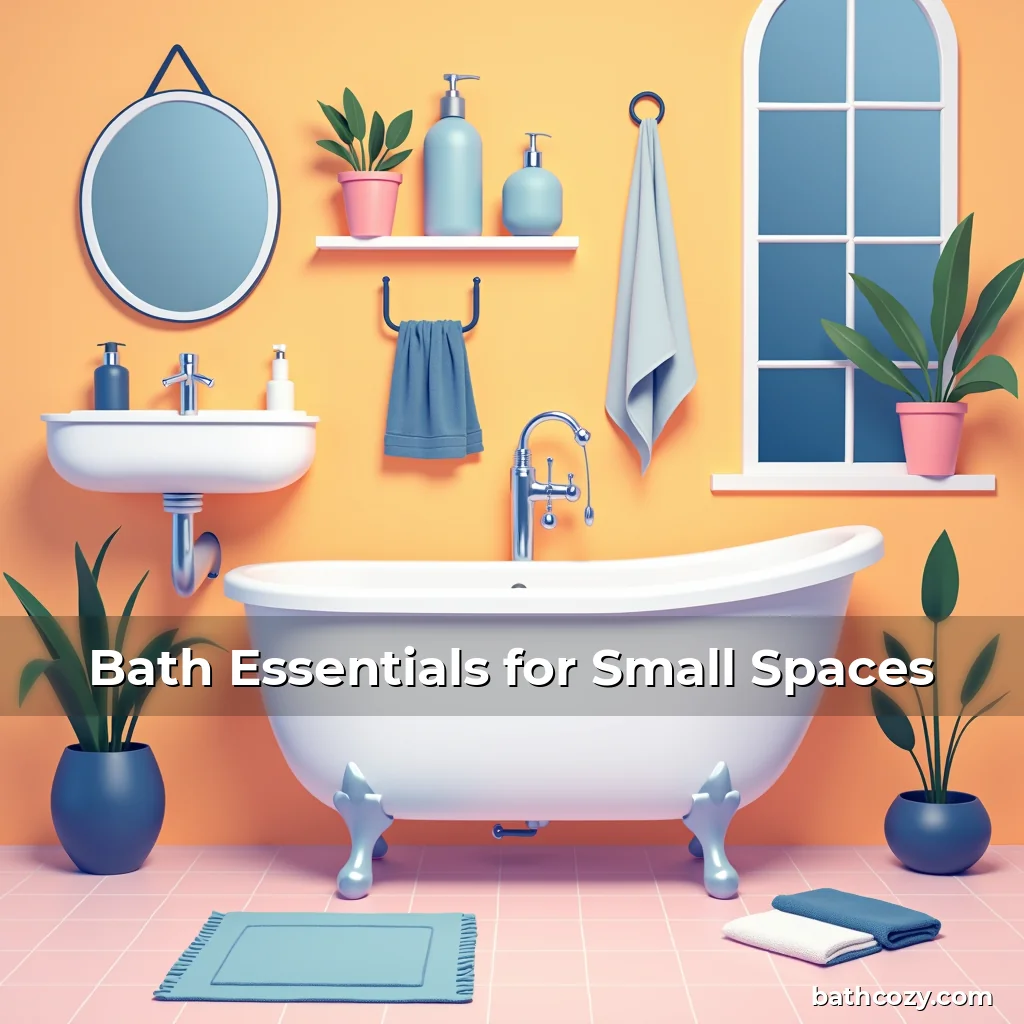 Artistic representation for Bath Essentials for Small Spaces
