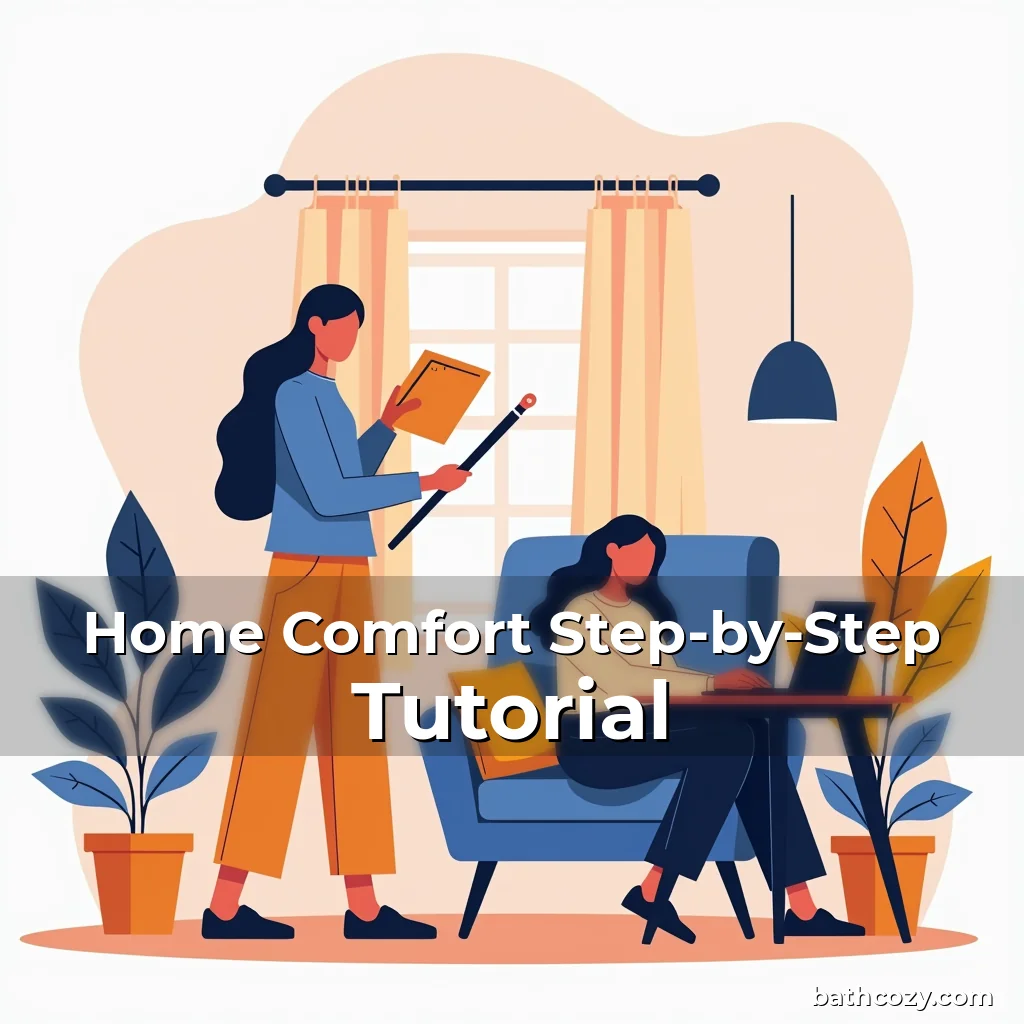 Artistic representation for Home Comfort Step-by-Step Tutorial