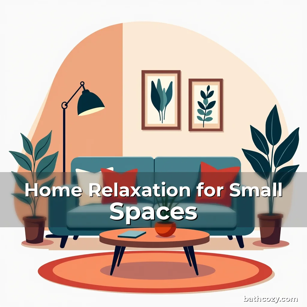 Artistic representation for Home Relaxation for Small Spaces
