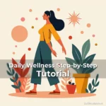 Artistic representation for Daily Wellness Step-by-Step Tutorial