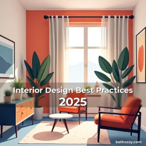 Artistic representation for Interior Design Best Practices 2025