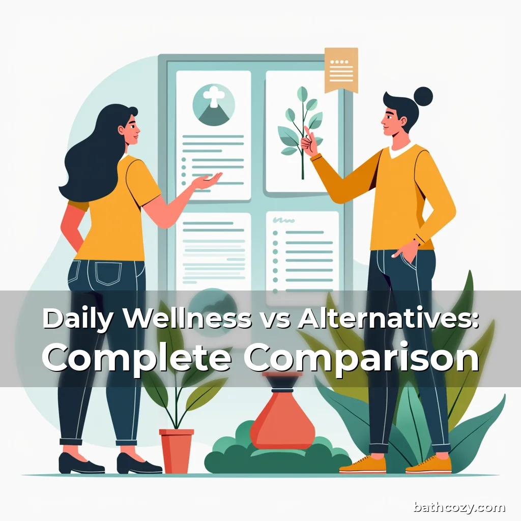 Artistic representation for Daily Wellness vs Alternatives: Complete Comparison
