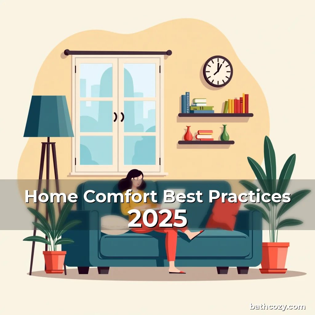 Artistic representation for Home Comfort Best Practices 2025