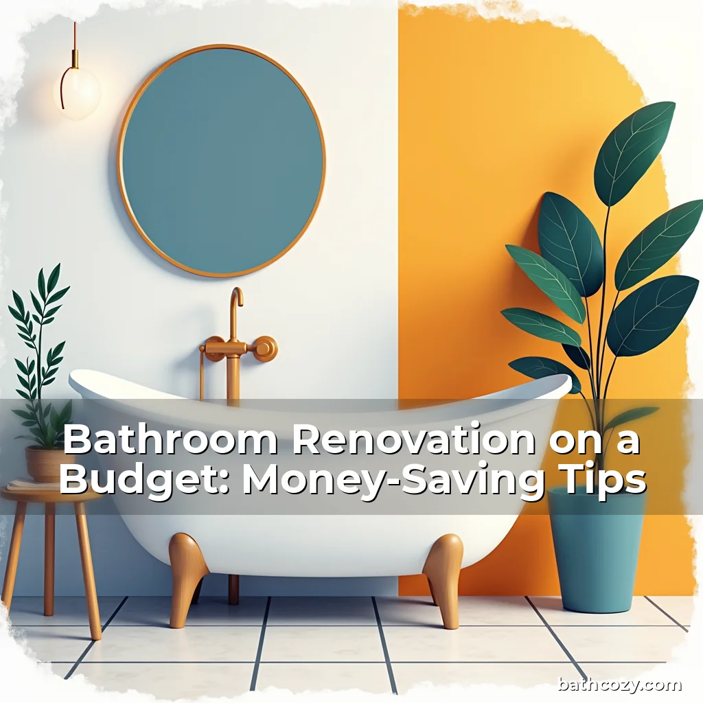 Bathroom Renovation on a Budget: Money-Saving Tips