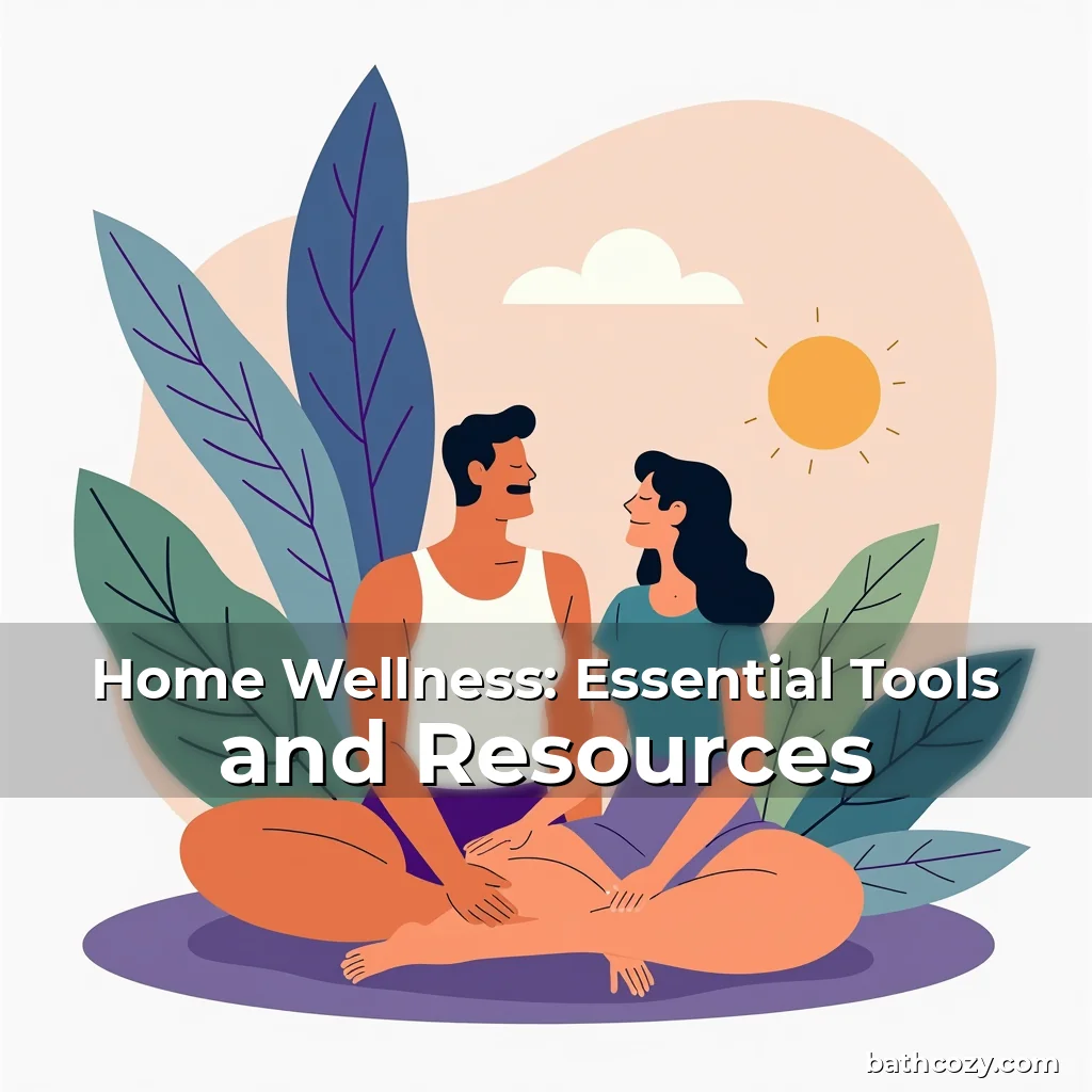 Artistic representation for Home Wellness: Essential Tools and Resources