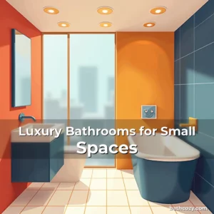 Artistic representation for Luxury Bathrooms for Small Spaces