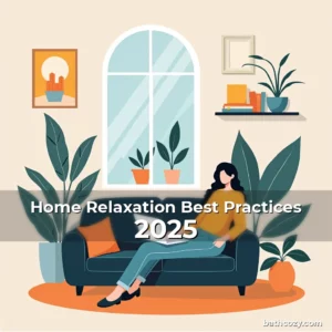 Artistic representation for Home Relaxation Best Practices 2025