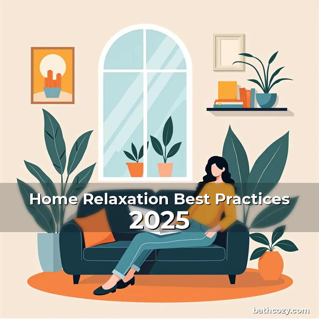 Artistic representation for Home Relaxation Best Practices 2025