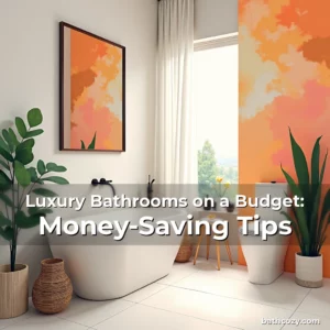 Artistic representation for Luxury Bathrooms on a Budget: Money-Saving Tips