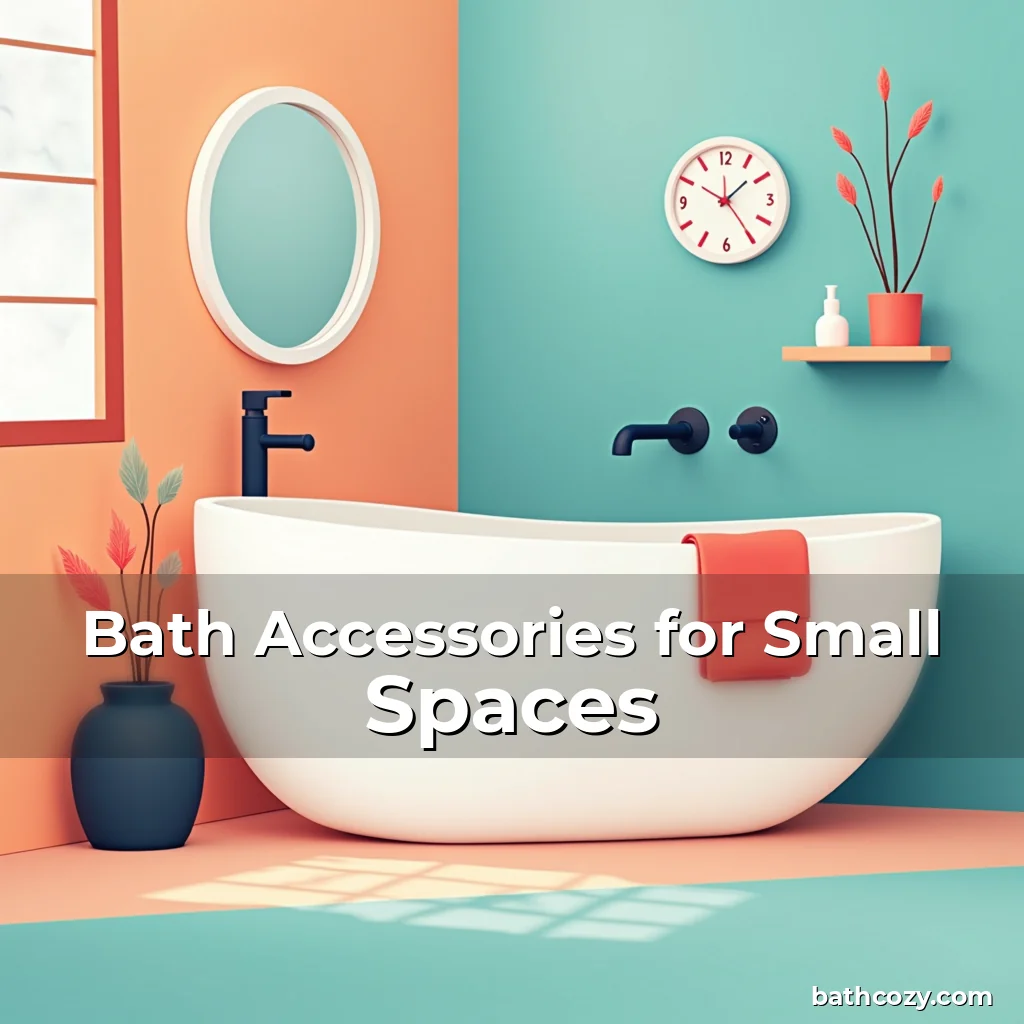 Artistic representation for Bath Accessories for Small Spaces