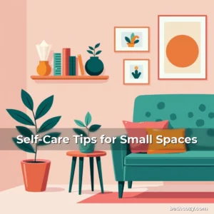 Artistic representation for Self-Care Tips for Small Spaces