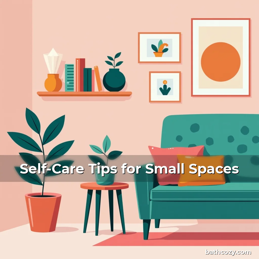 Artistic representation for Self-Care Tips for Small Spaces