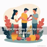 Artistic representation for Home Wellness Step-by-Step Tutorial